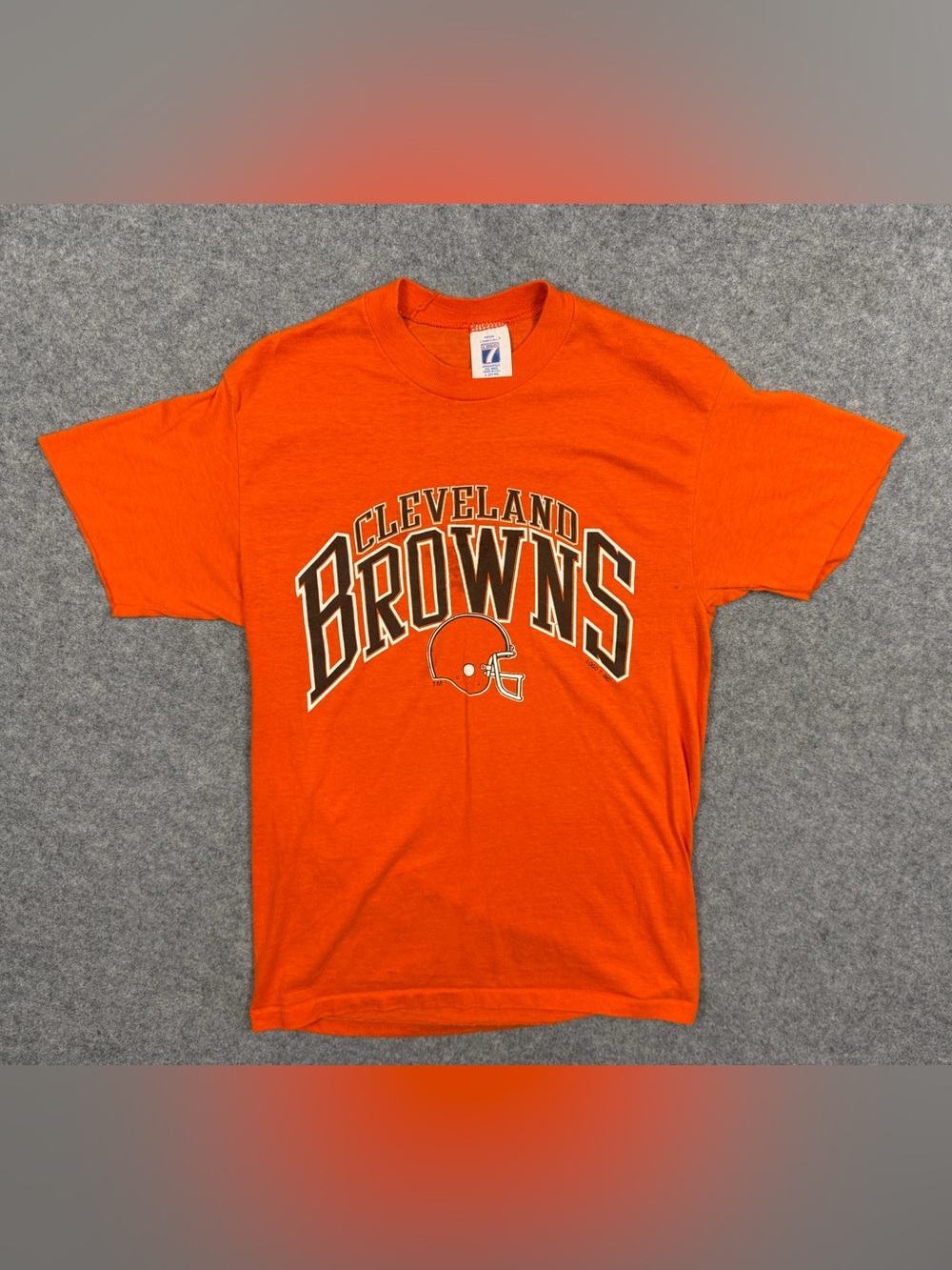 Vintage Cleveland Browns Logo 7 NFL T-Shirt Large Made in USA